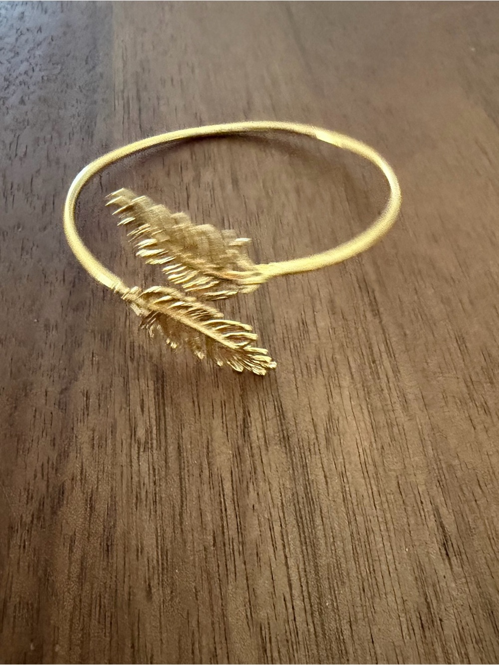 Gold Leaf Cuff Bracelet - Women Jewelry